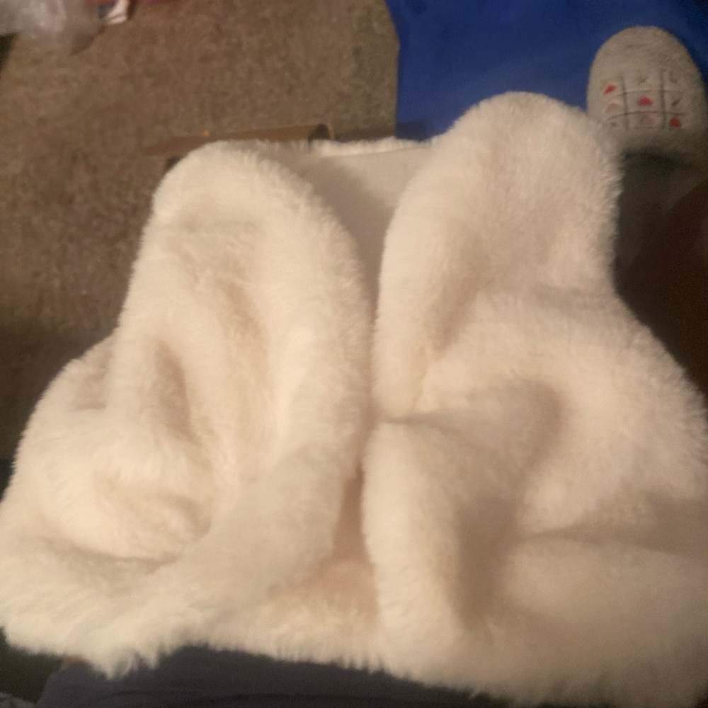 Kids Cream Faux Fur Vest - Cozy Layering Jacket